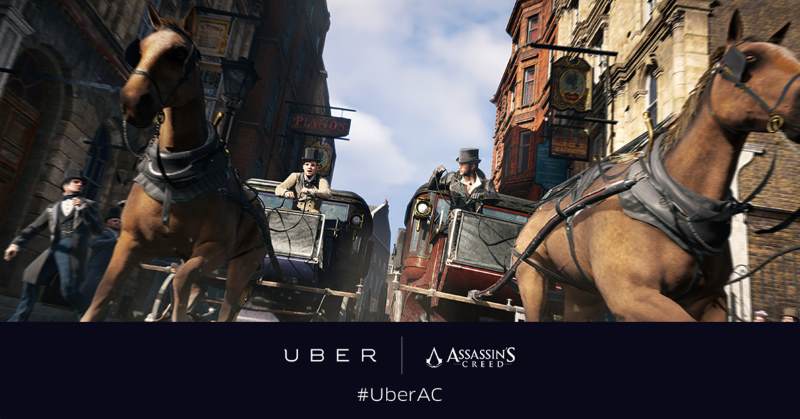 image caleche uber assassin's creed syndicate