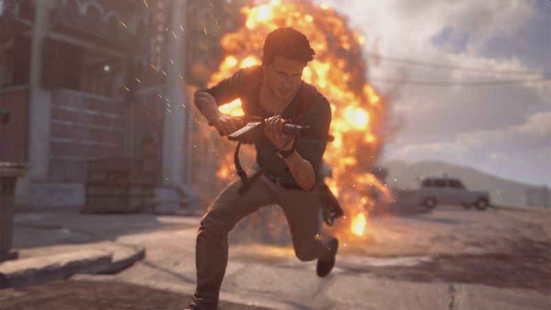 image explosion uncharted 4